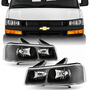 Defensas - Oe Reemplazo Chevrolet Van-gmc Savana Front Drive GMC Savana Cargo Van