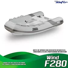 Barco Inflavel Zefir F280 Fundo Fibra 0km 12 X Sem Entrada 