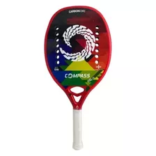 Raquete De Beach Tennis Compass Oslo Vermelha