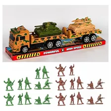 Soldadinho Plastico Brinquedo Caminhão Militar Tanque Guerra