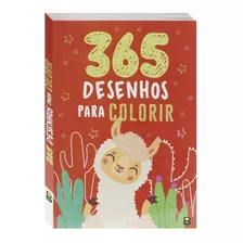 Livro 365 Desenhos Para Colorir (vermelho)