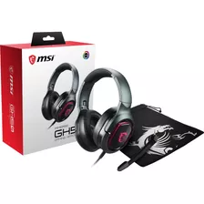 Headset Msi Inmerse Gh50 Gamer Color Negro