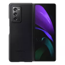 Funda De Cuero Original Samsung Galaxy Z Fold 2 Negro