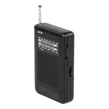 Radio Portatil Compacta Fm Am De Bolsillo A Pilas Antena Qfx