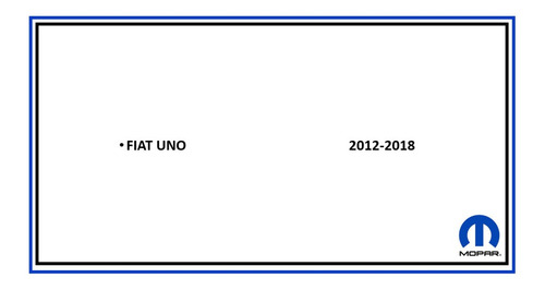 Luna Espejo Retrovisor Izquierdo Fiat Uno 2012-2018 Mopar Foto 2