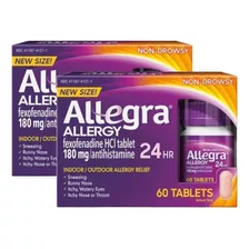 2 Allegra Allergy 180mg 24hrs - Unidad a $2908