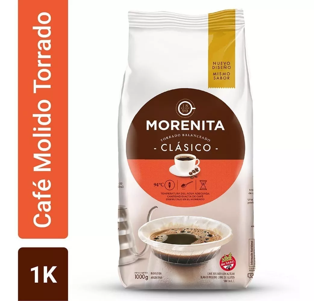 Café Torrado Balanceado Molido Clásico La Morenita 1 Kg