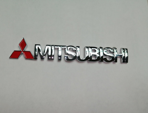 Emblema Logo Mitsubishi Con Adesivo  15x2 Cm Foto 2