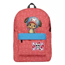 Mochila Tony Tony Chopper Rosa One Piece Anime Backpack