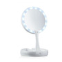 Primera imagen para búsqueda de espejo con luz led para maquillaje plegable aumento x 10