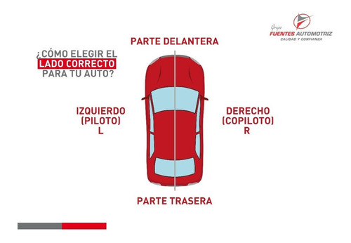 Espejo Lateral Copiloto Control Manual Chevy Wagon 2002 2003 Foto 4