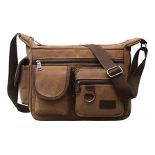 Bolso Cruzado De Lona, Bolso Bandolera Casual De Viaje