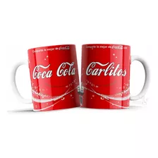 Taza Personalizada De Coca Cola Bebida Gaseosa Con Tu Nombre