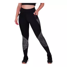 Kit Com 3 Calça De Ginastica Colorida Com Bolso Moda Fitness