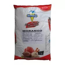 Base Pó Saborizante Morango 1 Kg Sorvete Picolé Gelados