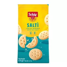 Kit C/ 6 Biscoito Salgado Saltí Sem Glúten 175g Schar