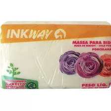 Massa Para Biscuit Ink Way Branca 400g Cor Branco