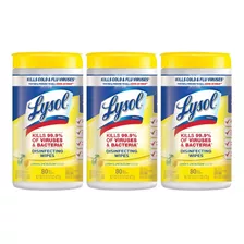 Toallitas Húmedas Desinfectantes Lysol, Paquete Grande, Li.