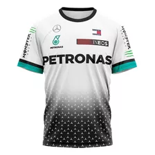 Camiseta Academia Esportes Casual Petronas Branca 