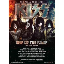 Poster - Kiss - End Of The Road Tour - Decor 33 Cm X 48 Cm