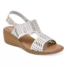 Sandalia Plataforma Mujer Maxim Latte 125-407