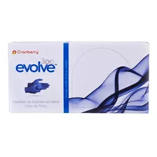 Guantes Nitrilo Azul Cobalto Cranberry Evolve Caja X 100und