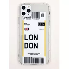 Funda Boletos De Avión Pasaje Para iPhone 11 12 13 Pro Max 