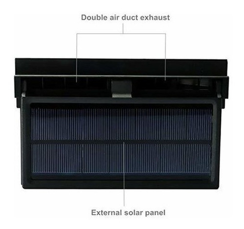 Ventilador Extractor De Coche Con Energia Solar Maso Ventil Foto 3