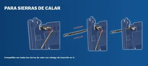 Hoja Sierra Caladora Bosch U127d Aluminio Epoxi 3-15mm X 3u