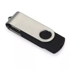 2 Pen Drive 8gb Giratório Metálico 