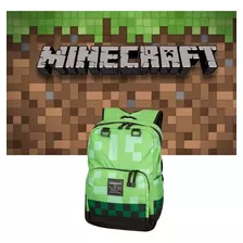 Juego Mochila Minecraft Creeper Pickaxe Mochila