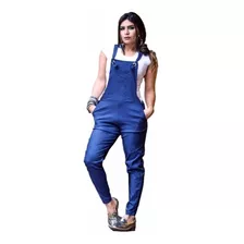 Macaquinho Jardineira Longo Em Bengaline Modelo 2017