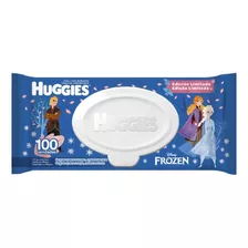 Toalhas Umedecidas Huggies Frozen - Pacote Com 100 Toalhas