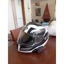 Casco De Moto Tipo Touring Incluye Intercom Lexin