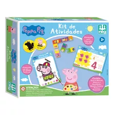 Kit De Atividades Peppa Pig Jogo Educativo - Nig Brinquedos