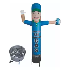 Boneco Biruta Personalizado Depósito De Gás Com Motor