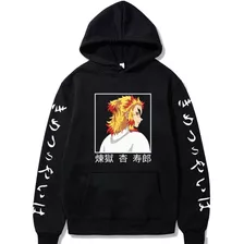 Funny Demon Slayer Rengoku Kyoujurou Sudaderas Con Capucha P