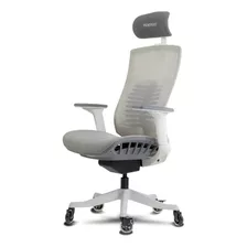 Silla Gamer Munfrost Nova Nash Blanca Soporte Lumbar 180kg