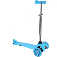 Patinete 3 Rodas Com Led Azul Patch-01 - Cks