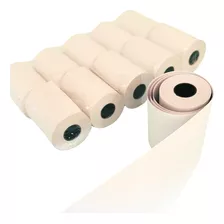 Kit 10 Rolos Papel Térmico 57mm X 40mm Branco 