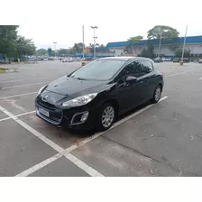 Peugeot 308 1.6 16v Flex 2014 Teto + Couro 122cv Ipva 24 Ok