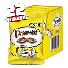 Petisco Dreamies Biscoitos Para Gatos Adultos - Caixa 22uni.