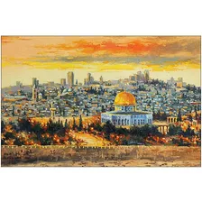 Poster Foto Israel 65x100cm Arte Hd Para Decorar Sala