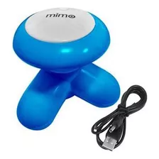 Mini Massageador Portatil A Pilha Mimo - Azul