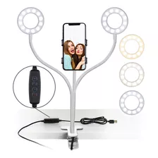 Aduro U-stream Autofoto Anillo De Luz Con Soporte, Luces De