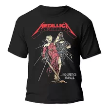 Remera Metallica And Justice For All Diseños 100% Algodón