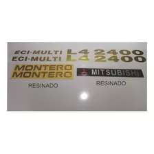 Mitsubishi Montero Pajero L4 2400 Kit Calcomania X 5 Unidade