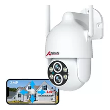 Cámara De Seguridad Wifi Ip Doble Lente Con Audio Hd Zoom10x