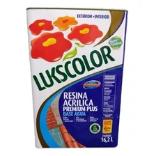 Resina Acrílica Base D'água Lukscolor 16,2 Litros Cor Incolor