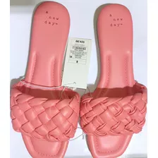 Sandalias De Mujer Color Rosa Talla 8